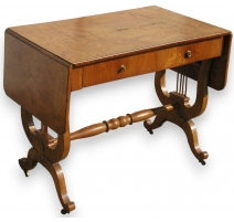 Louis-Philippe table with flaps of 28cm.