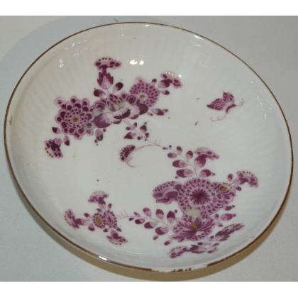 Bol et sous-tasse, en porcelaine de Meissen.