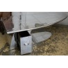  Table basse alu "Aile d'avion" avec 1 sur  Moinat SA  - Antiquités décoration