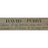 Engraving ‘David de PURRY’ by GIRARDET, on Moinat SA – Antiques and decorative items – Engravings, lithographs