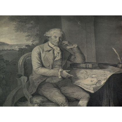 Engraving ‘David de PURRY’ by GIRARDET, on Moinat SA – Antiques and decorative items – Engravings, lithographs