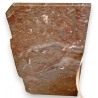 Plateau de commode en marbre rouge royal