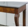 Empire-style console table with 1 drawer. Grey marble top. From  Moinat SA  - Antiques and home décor