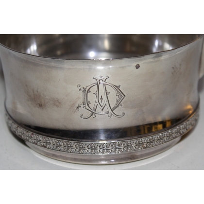  Casserole de table en argent sur  Moinat SA  - Antiquités décoration