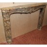  Cheminée Louis XV en marbre brocatelle du Jura sur  Moinat SA  - Antiquités décoration