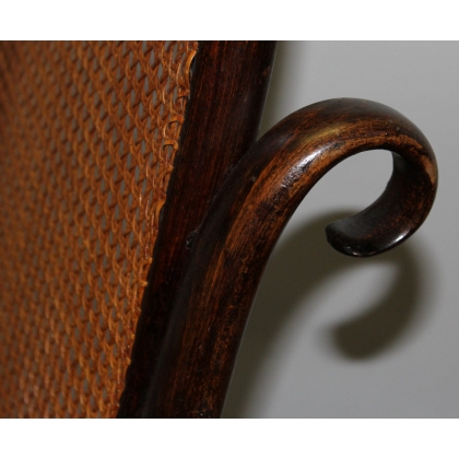 Fauteuil à bascule de THONET en bois thermoformé