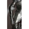 Neo-Gothic scale model of a suit of medieval armour at  Moinat SA  - Antiques and home décor