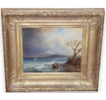 Tableau "Tempête à Genthod" signé DIDAY