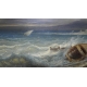 Tableau "Tempête à Genthod" signé DIDAY