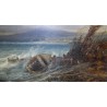 Paintings | Painting entitled ‘Storm at Genthod’ signed DIDAY 1836, Moinat SA  – Antiques and home décor