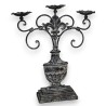 Large painted iron 3-candle candlestick – available from Moinat SA – Antiques and home décor