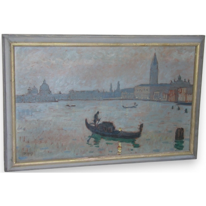 Tableau "Gondole à Venise".