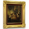 Paintings | Oil on wood, ‘The Three Musketeers’, signed DILLENS Moinat SA  – Antiques and home décor