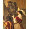 Paintings | Oil on wood, ‘The Three Musketeers’, signed DILLENS Moinat SA  – Antiques and home décor