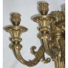  Paire d'appliques Louis XVI avec 5 branches. sur  Moinat SA  - Antiquités décoration