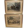 Pair of engravings, ‘HERRING’S SKETCHES ON THE ROAD’, by Moinat SA – Antiques and decorative arts – Engravings, lithographs