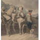 Paire de gravures "HERRING'S SKETCHES ON THE ROAD"