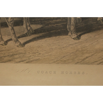 Pair of engravings, ‘HERRING’S SKETCHES ON THE ROAD’, by Moinat SA – Antiques and decorative arts – Engravings, lithographs