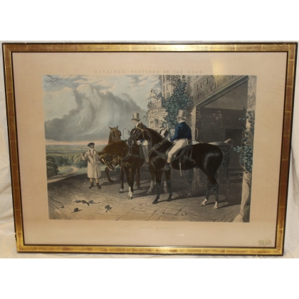 Pair of engravings, ‘HERRING’S SKETCHES ON THE ROAD’, by Moinat SA – Antiques and decorative arts – Engravings, lithographs