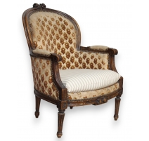 Petite bergère gondole style Louis XVI
