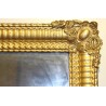  Miroir Napoléon III rectangulaire en bois doré sur  Moinat SA  - Antiquités décoration