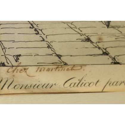 Gravure "Monsieur Calicot"  sur Moinat SA  - Antiquités décoration -  Gravures, Lithos