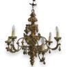 Baroque-style chandelier, 6 lights. At  Moinat SA  - Antiques and home décor