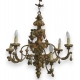 Lustre style Baroque, 6 feux.