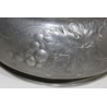 Round pewter bowl with grape motifs from  Moinat SA  - Antiques and home décor