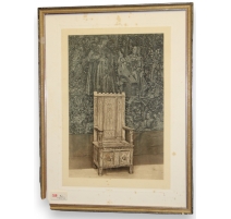 Reproduction d'un dessin "Chayère a coffre"