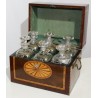Liqueur cabinet with 6 decanters. From  Moinat SA  - Antiques and home décor