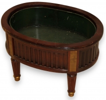 Jardinière ovale style Louis XVI en acajou