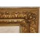 Cadre Napoléon III en bois doré