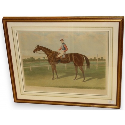 English engraving of the racehorse ‘Fille de l’air’ by Moinat SA – Antiques and decorative items – Engravings, lithographs