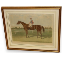 Gravure anglaise cheval de course "Fille de l'air"