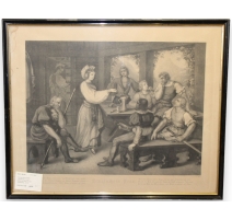 Gravure "Strufachers Frau" par DISTELI