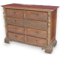 Commode Baroque, 4 tiroirs.