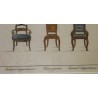 Gravure coloriée "Fauteuil d'appartement"  sur Moinat SA  - Antiquités décoration -  Gravures, Lithos