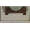 Gravure coloriée "Lit à Étoile"  sur Moinat SA  - Antiquités décoration -  Gravures, Lithos