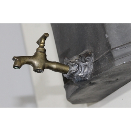 Pewter fountain with brass tap at  Moinat SA  - Antiques and home décor