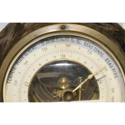 Barometer – carved wooden thermometer from Brienz, by Moinat SA – Antiques and home décor