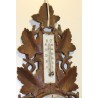 Barometer – carved wooden thermometer from L'Etivaz, available from Moinat SA – Antiques and home décor