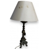 Cièrge en laiton montée en lampe