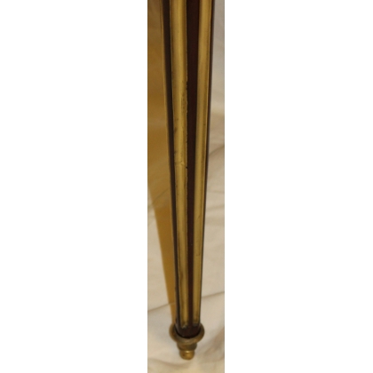  Table à jeux Louis XVI avec losanges en laiton sur  Moinat SA  - Antiquités décoration