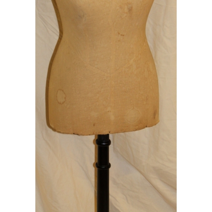 Fabric mannequin on a wooden stand at  Moinat SA  - Antiques and home décor