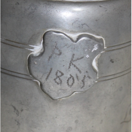 "PK" pewter jug dated 1805, by Moinat SA – Antiques and decorative items