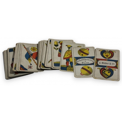 Jeu de cartes de Jass ou Schieber