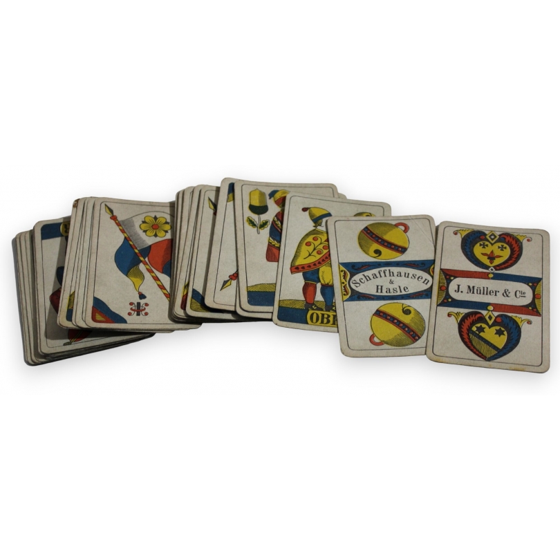 Jeu de cartes de Jass ou Schieber
