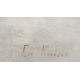 Tableau "Bord du Doubs" signé Ed. KAISER