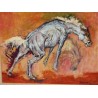 Paintings | Painting entitled ‘Horse’ by GREGORI 71, Moinat SA  – Antiques and home décor